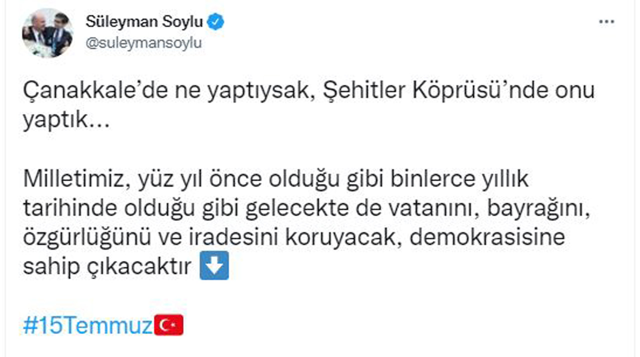 Siyasilerden 15 Temmuz mesajları: Bu destan nesilden nesile anlatılacaktır