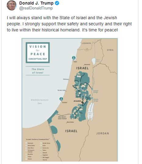 ABD Başkanı Trump sözde Orta Doğu barış planını açıkladı