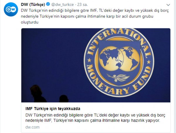 IMF, Türkiye ile ilgili iddiaları yalanladı
