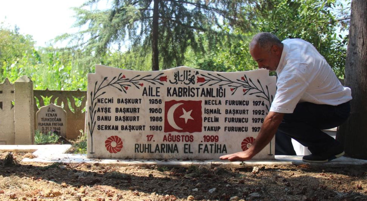 Mezarlıkta hüzne boğan kare: Cenazemizi bulduğumuz için seviniyorduk