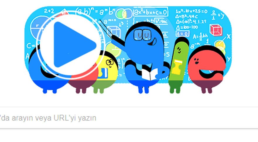 Google'dan, 24 Kasım Öğretmenler Günü Doodle'ı