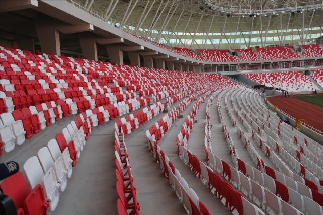 Sivasspor'un ekolojik stadı yüzde 99 hazır