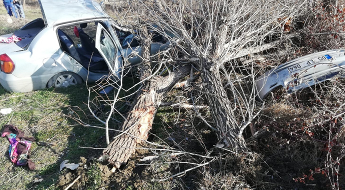 Sungurlu'da trafik kazası: 2 yaralı