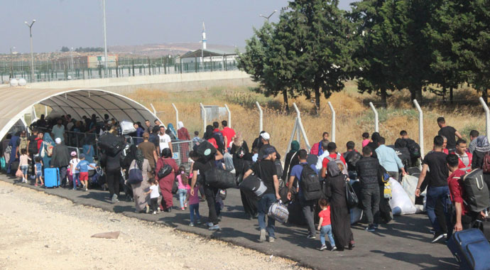 Ülkesine bayrama giden Suriyelilerin sayısı 18 bine ulaştı