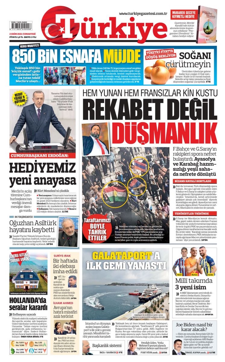 Hem Yunan Hem Fransızlar taraftarımıza kin kustu Hem Yunan Hem Fransızlar taraftarımıza kin kustu