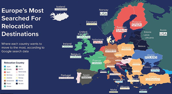 “Nerede yaşamak isterdiniz?” diye sordular, ortaya bu harita çıktı