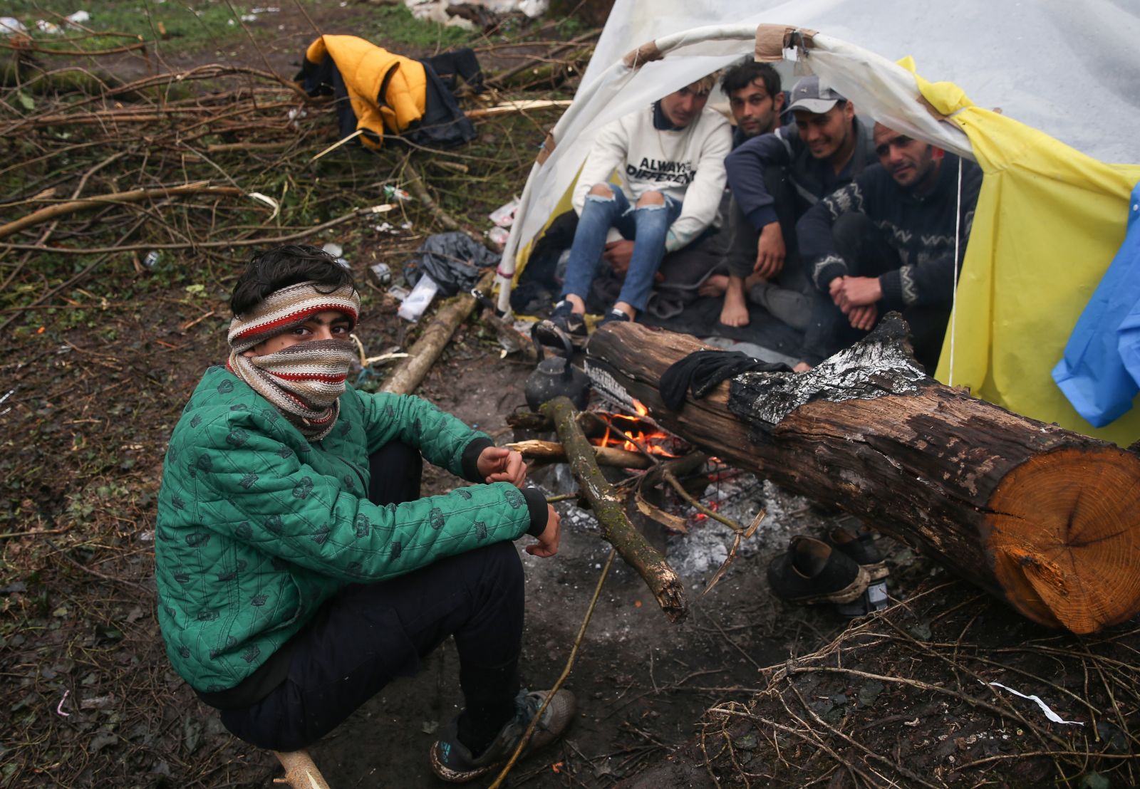 Sığınmacıların umutlu bekleyişi 18'inci gününde
