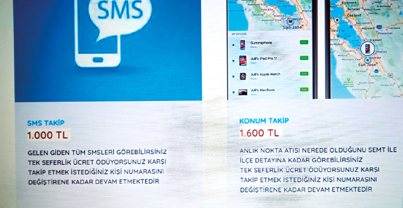 Dikkat takiptesiniz! 1000 liraya casus yazılım