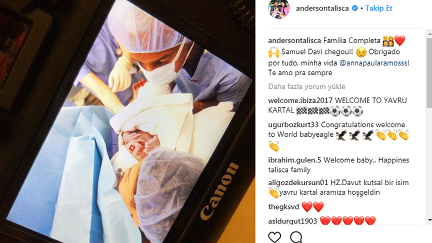 Talisca ikinci kez baba oldu