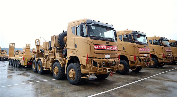 BMC ve Öztreyler, 72 tank taşıyıcıyı MSB'ye teslim etti