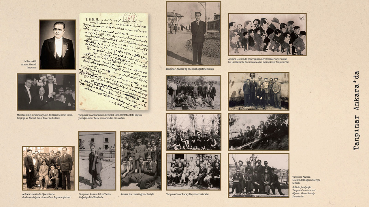 Tanpınar'ın el yazısı ilk kez gün yüzüne çıkıyor