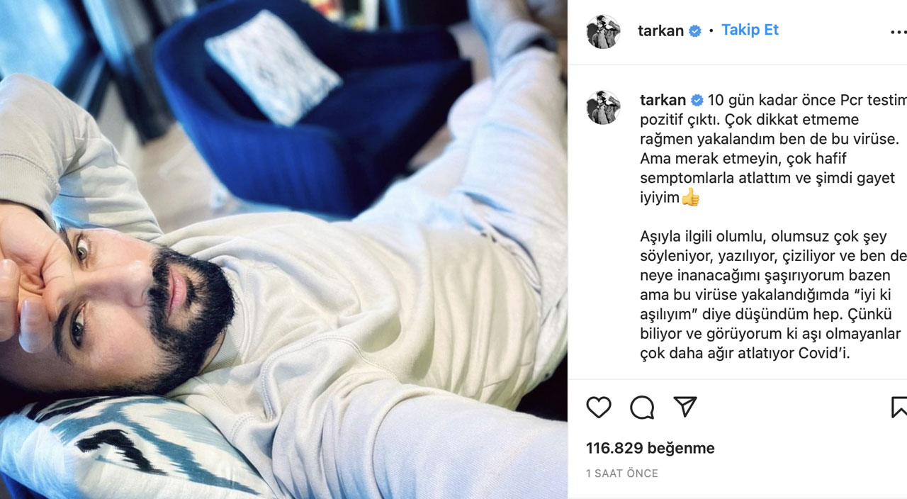 Tarkan koronavirüse yakalandı: İyi ki aşılıyım