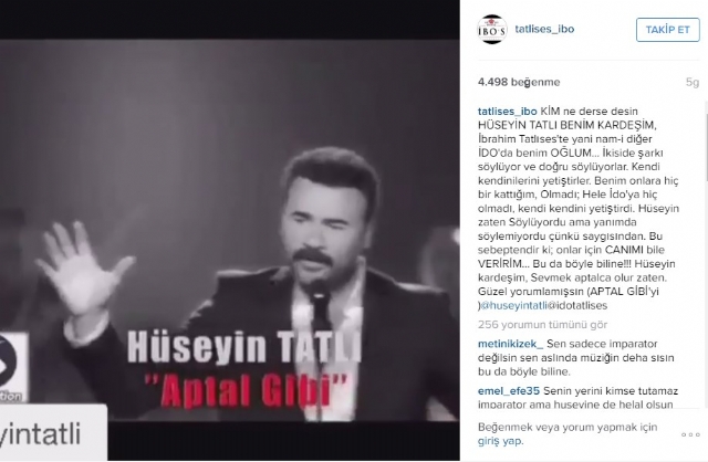 İbrahim Tatlıses: Kardeşim için canımı veririm