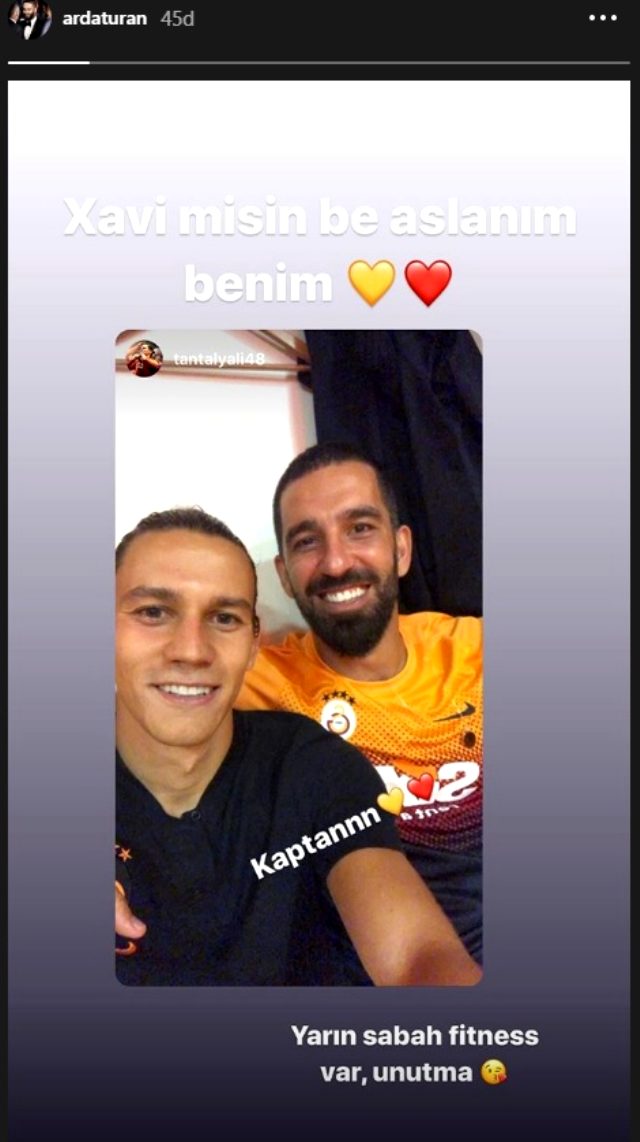 Arda Turan'dan Taylan'a 'Xavi'li övgü!