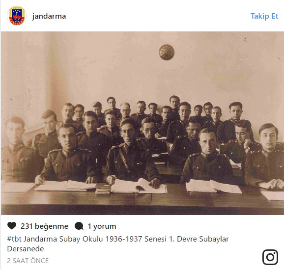 Jandarmadan ilk TBT