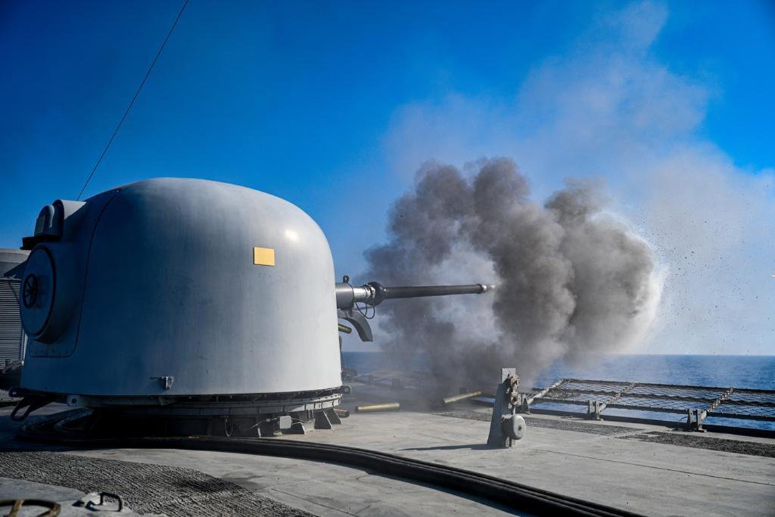 TCG Gediz fırkateyni Doğu Akdeniz'deki eğitimlerini tamamladı
