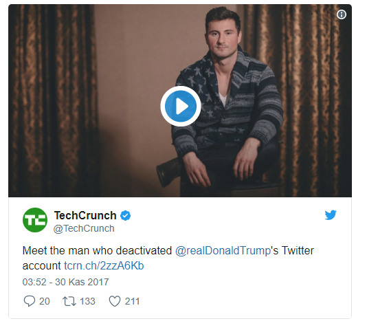 Trump'ın Twitter hesabını kapatan kişi Türk çıktı
