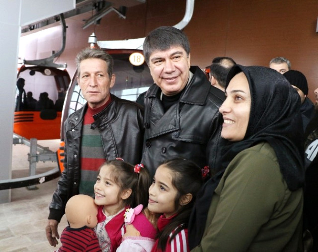 Türkiye'nin en ucuz teleferiği hizmete girdi