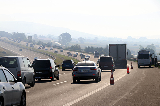 TEM otoyolunda bayram yoğunluğu