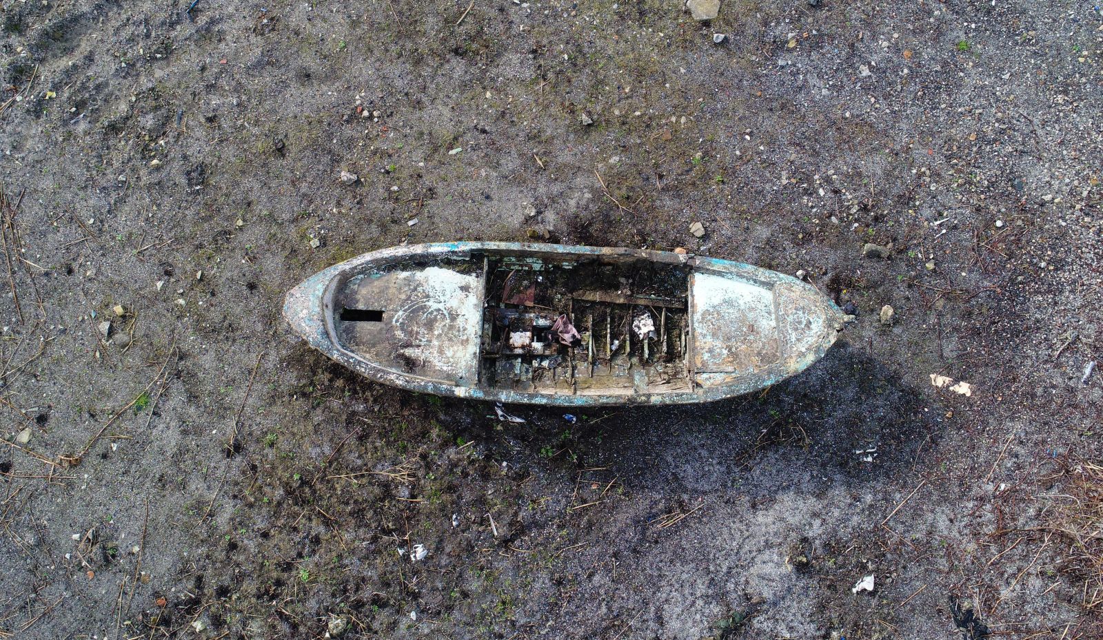 Terkos gölünde korkutan görüntü