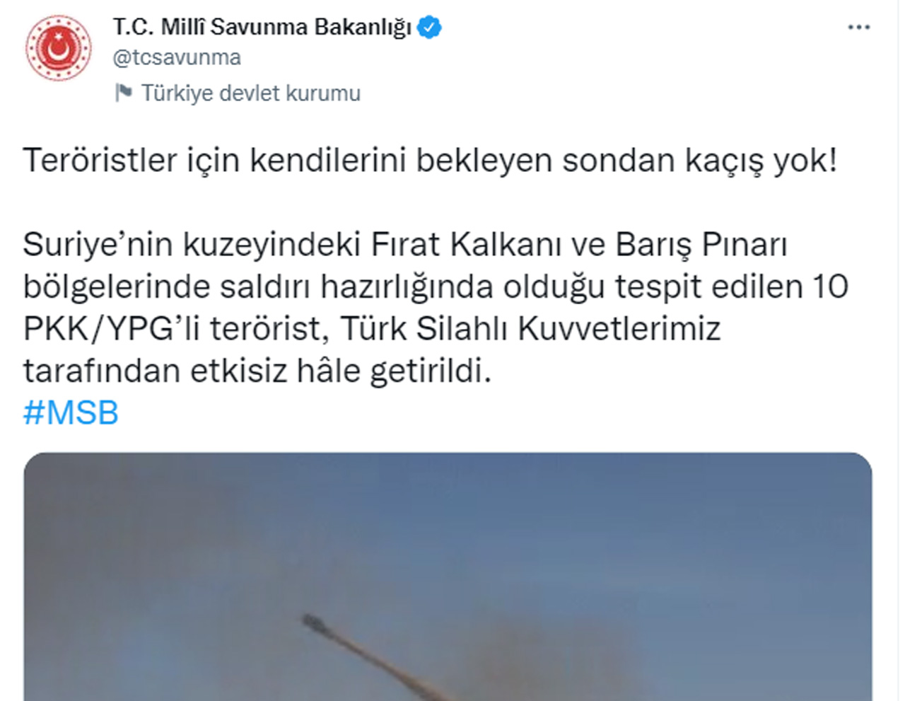 Son dakika: Suriye'nin kuzeyinde PKK'ya ağır darbe! 10 terörist etkisiz hale getirildi