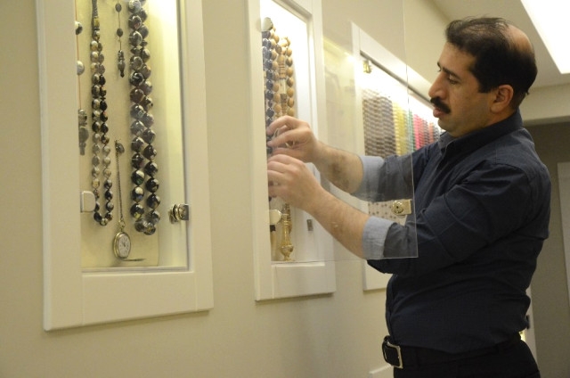 Doktorun servet harcadığı tesbih koleksiyonu hayranlık uyandırıyor