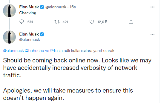 Elon Musk özür diledi: Tesla sürücülerini isyan ettiren kesinti