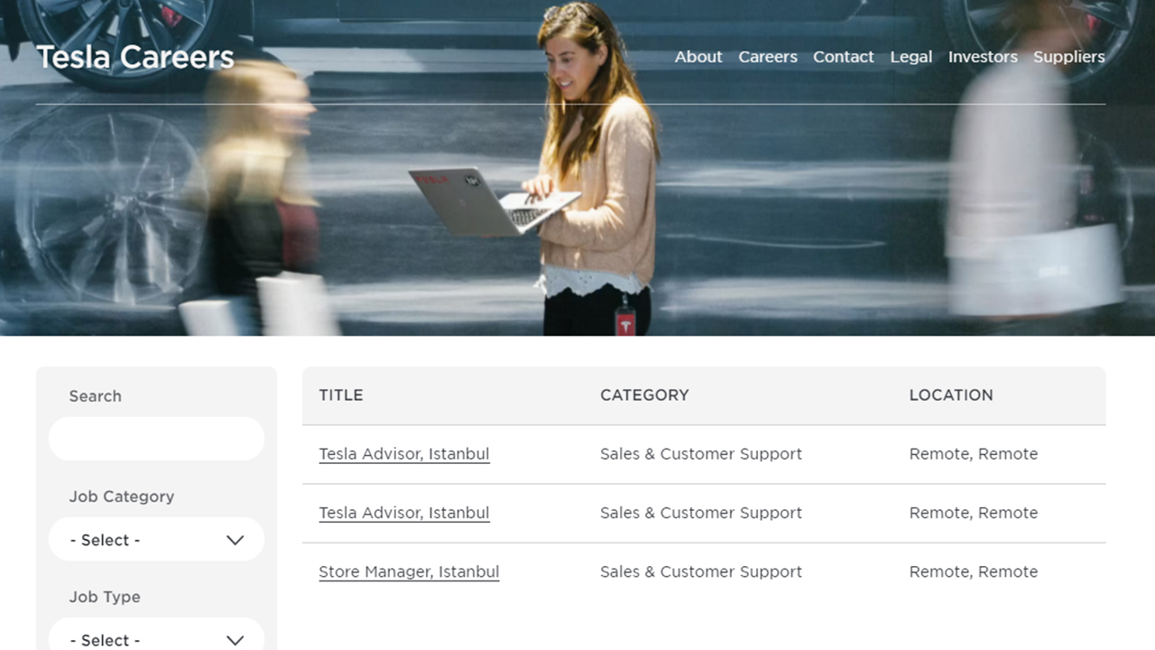 Tesla, Türkiye ofisi için ilk iş ilanlarını yayınladı