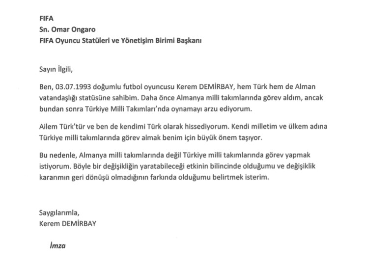 Kerem Demirbay: Son dakikada Almanya'yı seçtim