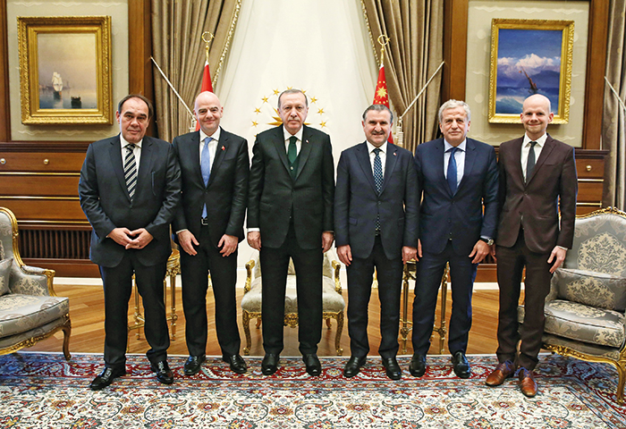 Beştepe’de futbol zirvesi