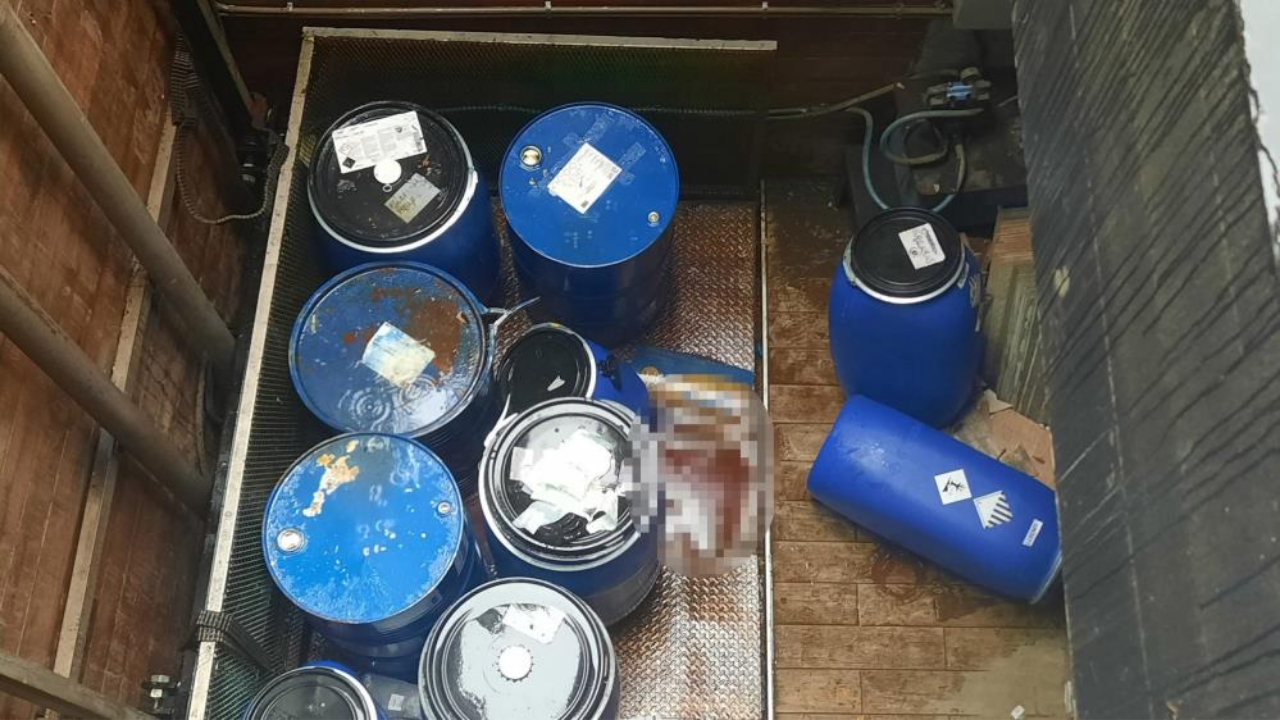 Yük asansörünün halatı koptu: 5 yaralı