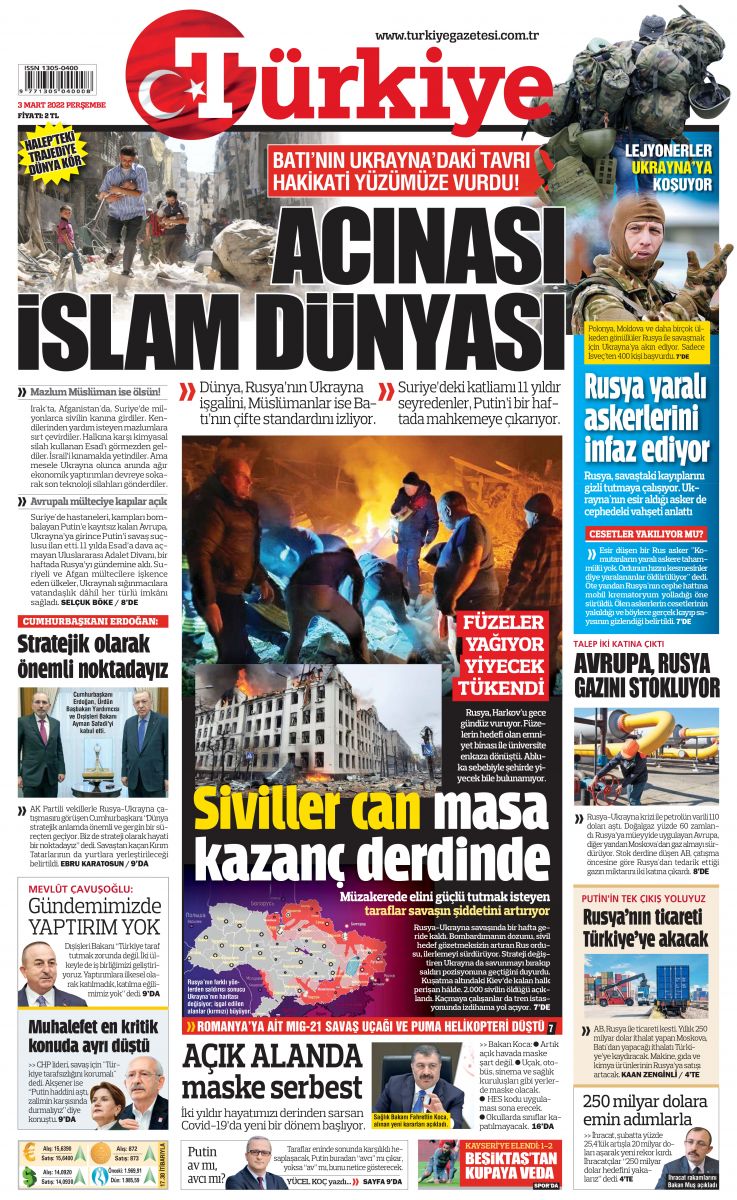 Müslümanlar sahipsiz... Batının Ukrayna tavrı çifte standardı ortaya çıkardı Müslümanlar sahipsiz... Batının Ukrayna tavrı çifte standardı ortaya çıkardı