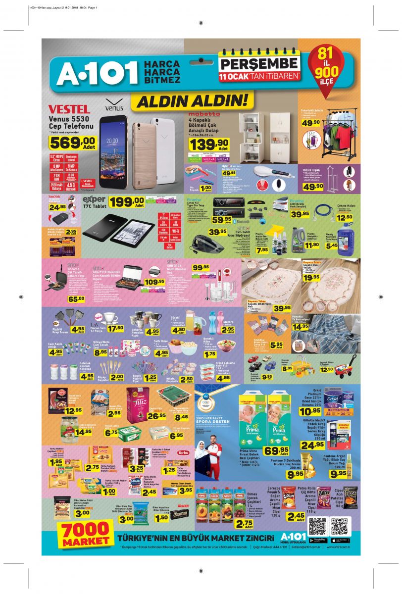 A101 Hafta Sonu İndirimleri | A101 İndirimli Ürünler Kataloğu