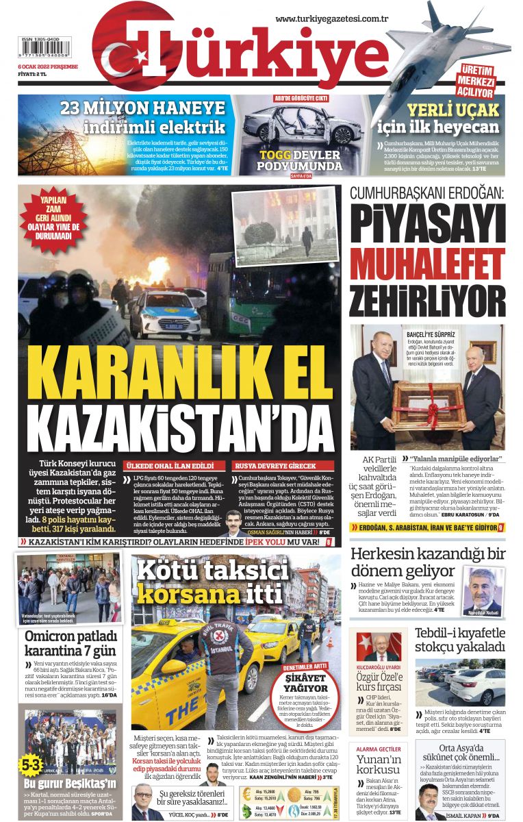 Kazakistan'da sokaklar karıştı: Karanlık el devrede