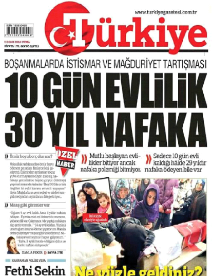 Nafaka süresi evlilik süresini geçmeyecek