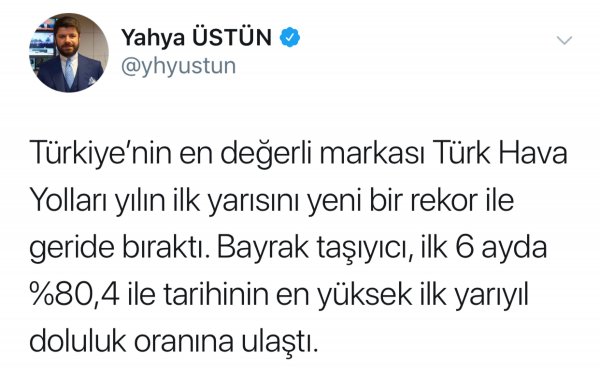 Türk Hava Yolları'nda yeni rekorun ayak sesleri