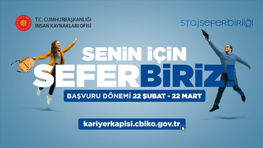 'Staj Seferbirliği' programına başvurular başladı