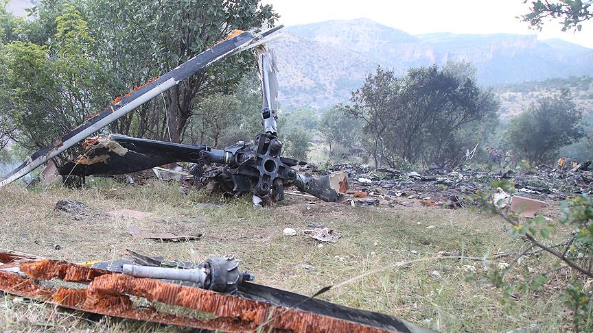 Şırnak'ta helikopter düştü: 13 şehidimiz var | (ŞIRNAK Helikopter kazası)