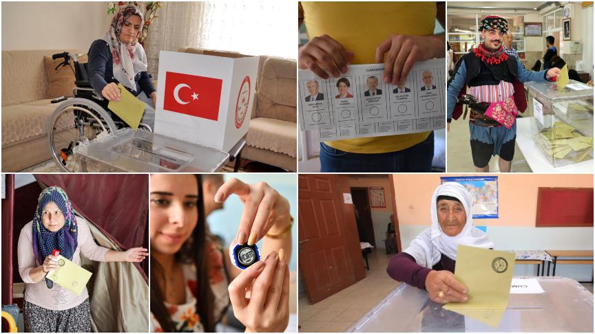 Vatandaşlar huzur içinde sandığa gidiyor