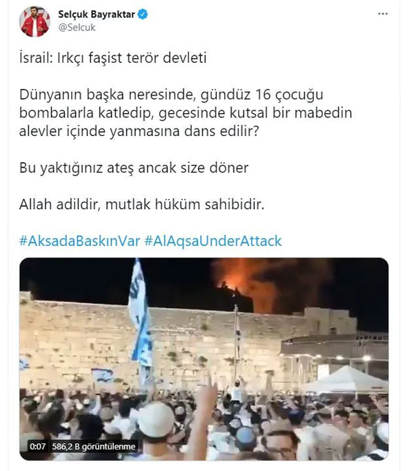 Instagram, Selçuk Bayraktar'ın gönderisini kaldırdı!