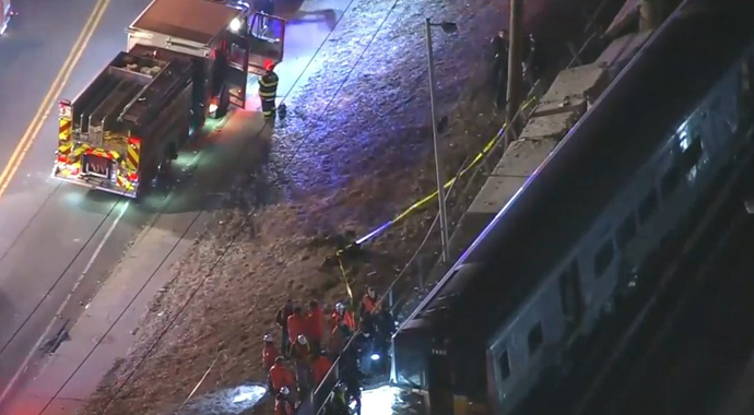 New York’ta tren kazası: 3 ölü