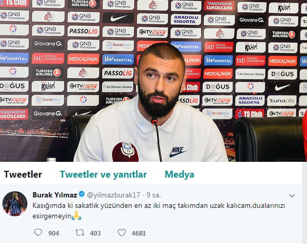 Trabzonspor’da Burak Yılmaz yok!
