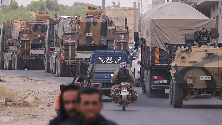 TSK'dan İdlib'deki gözlem noktalarına lojistik destek