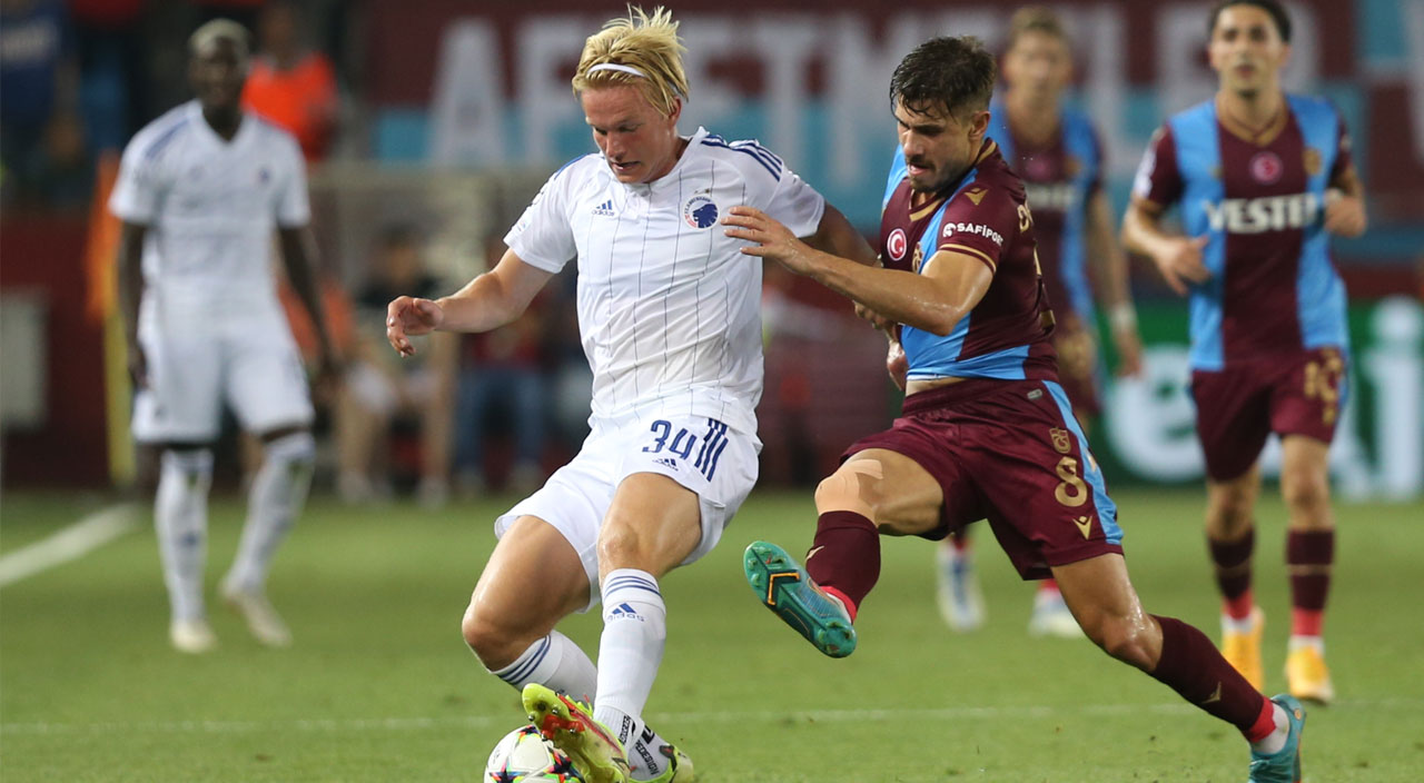 Trabzonspor UEFA Avrupa Ligi'nde! Şampiyonlar Ligi biletini Kopenhag aldı