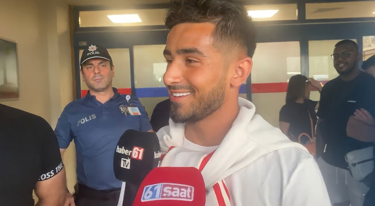 Bordo-Mavililer'in yeni transferi Naci Ünüvar, Trabzon'a indi