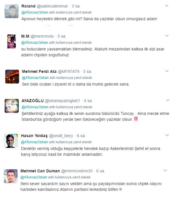 Tuncay Özkan'ın Demirtaş'ı ziyareti CHP'lileri kızdırdı