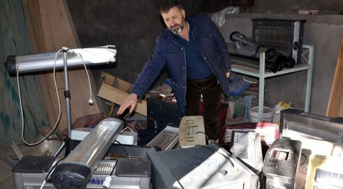 Kaçak elektrik kullananlar çağrıya uyup sobaları bıraktı