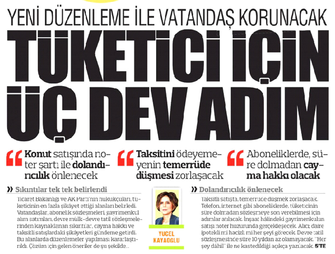 Tüketiciye yeni haklar geliyor