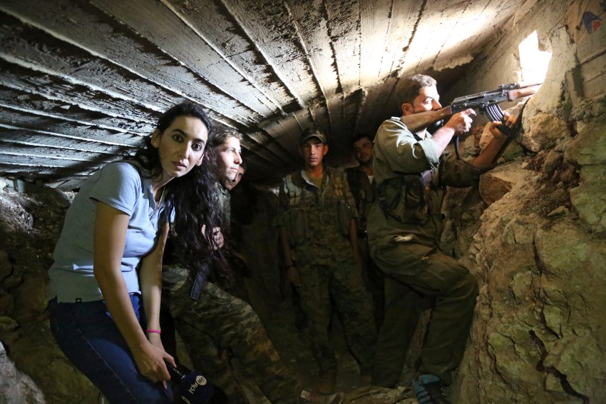 PKK'lı teröristlerin Afrin'de tünel ağı
