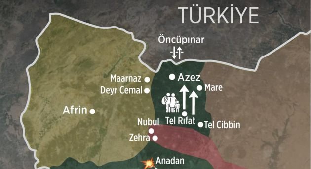 Mare-Azez koridoru yeniden açıldı